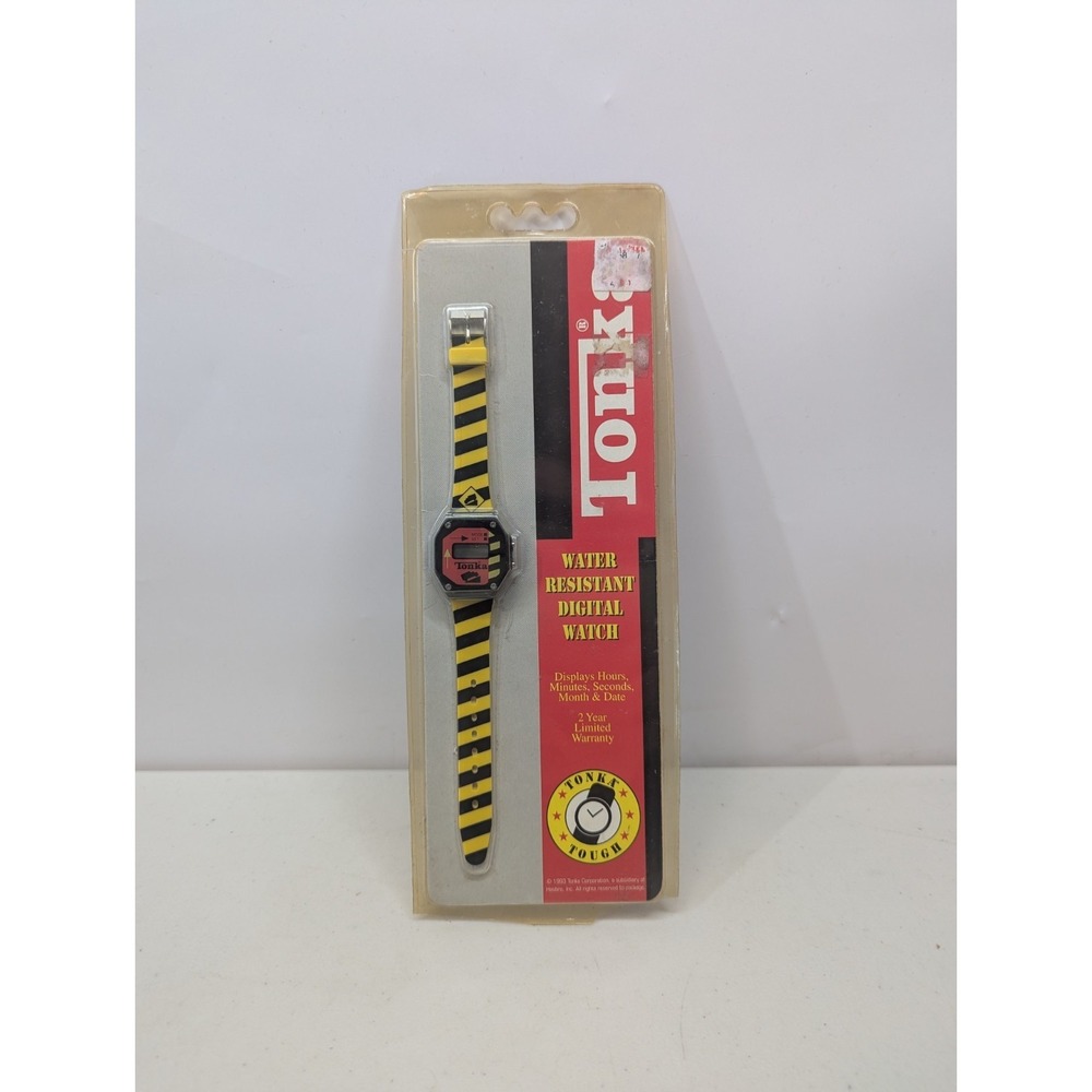 Vintage 1993 Tonka Water Resistant Digital Wrist Watch NEW Retro Collectible